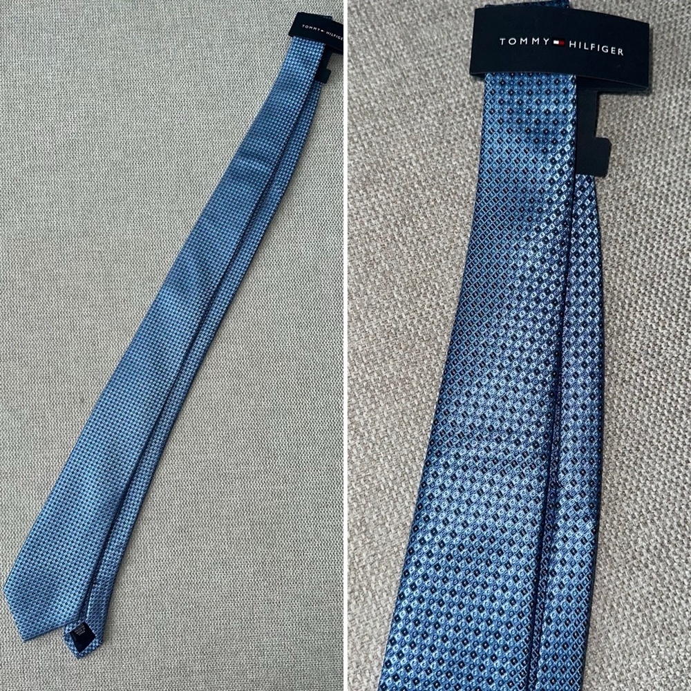 Tommy Hilfiger Silk Tie in Blue